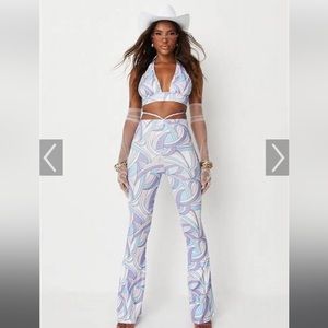 Lilac Swirl Top & Pants Set